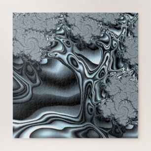 Holografisch overzicht fractale structuur in Silve Legpuzzel