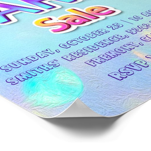 Holografisch overzicht van de grote verkoop voor t (Hoek)