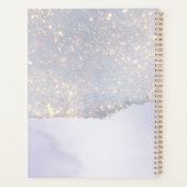 Holografisch Paars Glitter Luxury Glam Business Planner (Achterkant)