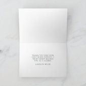 Holografisch Paars Glitter Luxury Glam Dank u Kaart (Binnen)