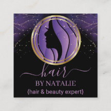 Holografisch Paars Glitter Luxury Glam Haarstylist