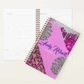 Holografisch Paars Glitter Luxury Glam Planner (Display)