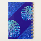 Holografisch Paars Glitter Luxury Glam Planner (Achterkant)