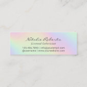 Holografisch pasta 6 Punch Customer Loyalty (Achterkant)