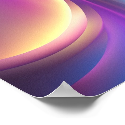 Holografisch patroon poster (Hoek)