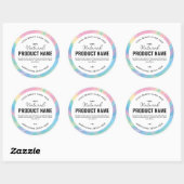 Holografisch product rond label (Vel)