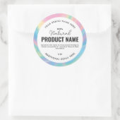 Holografisch product rond label (Tas)