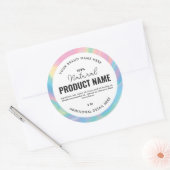 Holografisch product rond label (Envelop)