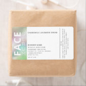 Holografisch professioneel haar en skincare-produc etiket (Insitu)