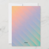 Holografisch Red Bow Elegant Kerstdiner Feestdagenkaart (Achterkant)