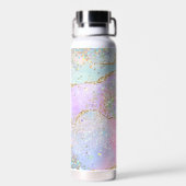 Holografisch Roze Glitter Effect Unicorn Mermaid Waterfles (Achterkant)