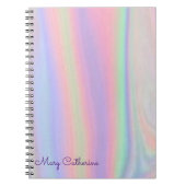 Holografisch roze huiswerk notitieboek (Voorkant)