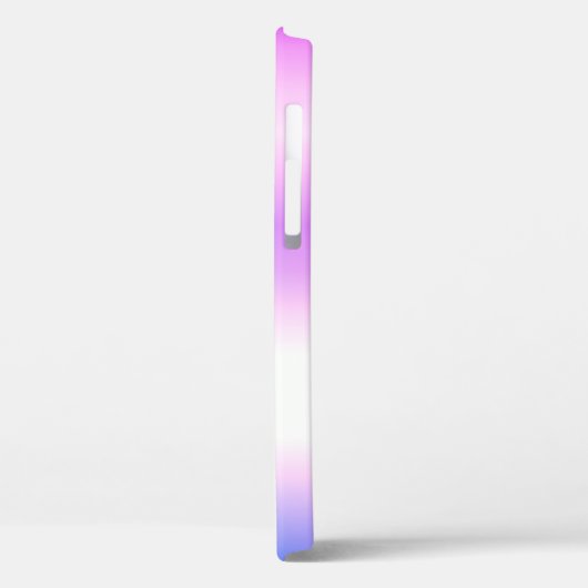 Holografisch roze Paars Ombre Glitter Aangepaste n Case-Mate iPhone Case (Achterkant / Links)