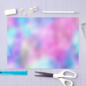 Holografisch roze pastel Baby Blue Bridal Sweet16t Tissuepapier (Craft)