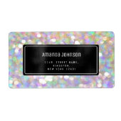 Holografisch RSVP Geplande Boutique Online Winkel Etiket (Voorkant)