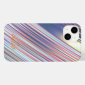 Holografisch Schattige Gestreept Meisje Case-Mate iPhone Case (Achterkant (horizontaal))