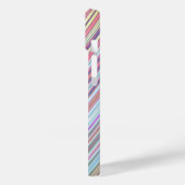 Holografisch Schattige Gestreept Meisje Case-Mate iPhone Case (Achterkant / Links)