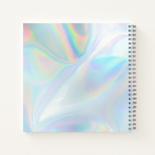 Holografisch script op feestdag notitieboek (Achterkant)