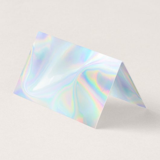 Holografisch scriptbeheerderscode QR Visitekaartje (Achterkant)