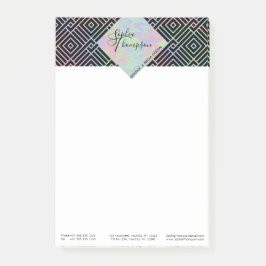 Holografisch symmetrisch Patroon - Post-it® notes