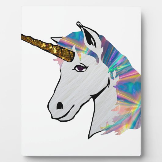 holografisch unicorn fotoplaat (Voorkant)