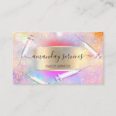 Holografisch Unicorn Gold spuit Botox B12 SPA Visitekaartje (Voorkant)