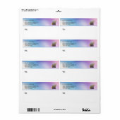 Holografisch Uw Adres van de Terugkeer Bedrijfs va Etiket (Full Sheet)