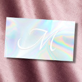 Holografisch verloop folie aangepast monogram init post-it® notes