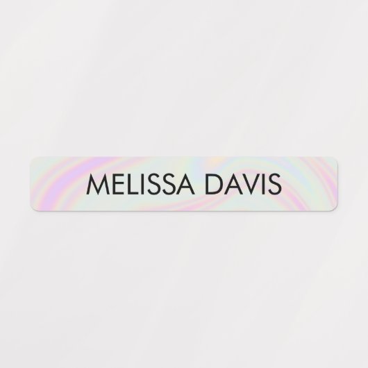 Holografisch verloop Kinder waterdichte naamlabels Labels (Design 1)