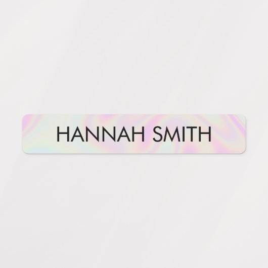 Holografisch verloop Kinder waterdichte naamlabels Labels (Design 2)