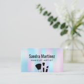 Holografisch verloop | Makeuppenselen Visitekaartje (Staand voorkant)