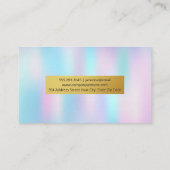 Holografisch verloop visitekaartje (Achterkant)