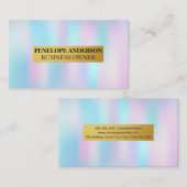 Holografisch verloop visitekaartje (Voorkant / Achterkant)