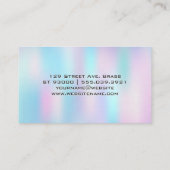 Holografisch verloop visitekaartje (Achterkant)