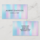 Holografisch verloop visitekaartje (Voorkant / Achterkant)