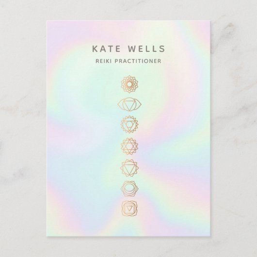 Holografisch verwarmingstoestel voor energieverwar briefkaart (Voorkant)