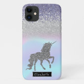 Holografisch Violet Diamonds, Glitter Unicorn Case-Mate iPhone Case (Achterkant)