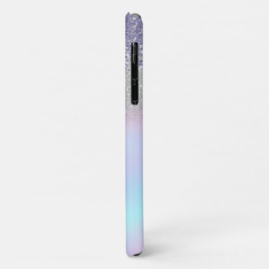 Holografisch Violet Diamonds, Glitter Unicorn Case-Mate iPhone Case (Achterkant/links)