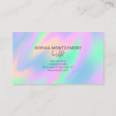 Holografisch Visitekaartje van de Stijllijst van h (Achterkant)