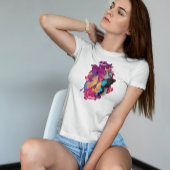 Holografisch vliegen t-shirt