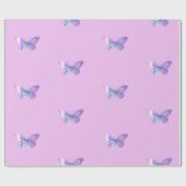  holografisch vlinderinpakpapier cadeaupapier (Vlak)