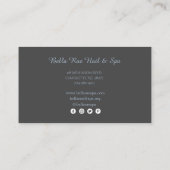 Holografisch vloeibaar Visitekaartje (Achterkant)