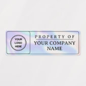 Holografisch Voeg Logo-eigenschap van labels toe (Design 2)