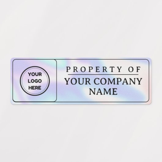 Holografisch Voeg Logo-eigenschap van labels toe (Design 2)