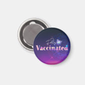 Holografisch volledig gevaccineerd schild magneet (Voorkant / Achterkant)