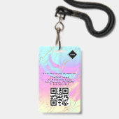Holografisch | Werknemer de Veiligheid van het Bed Badge (Achterkant met lanyard)