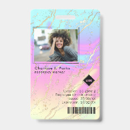 Holografisch | Werknemer de Veiligheid van het Bed Badge