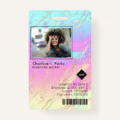 Holografisch | Werknemer de Veiligheid van het Bed Badge (Voorkant)