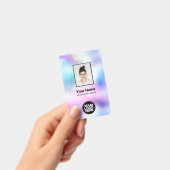 Holografisch werknemer Foto, streepjescode, Logo,  Badge (Handheld)