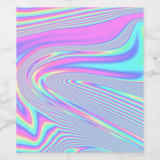 Holografisch Wijn Etiket (Enkel label)